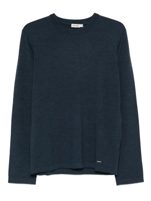Simkhai Fine-knit Jumper in Blue