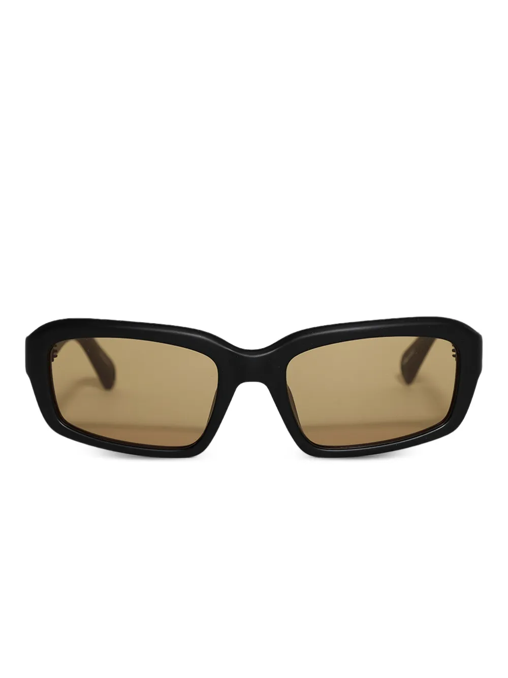 Linda Farrow x Jacquemus rectangle-frame sunglasses - Nero