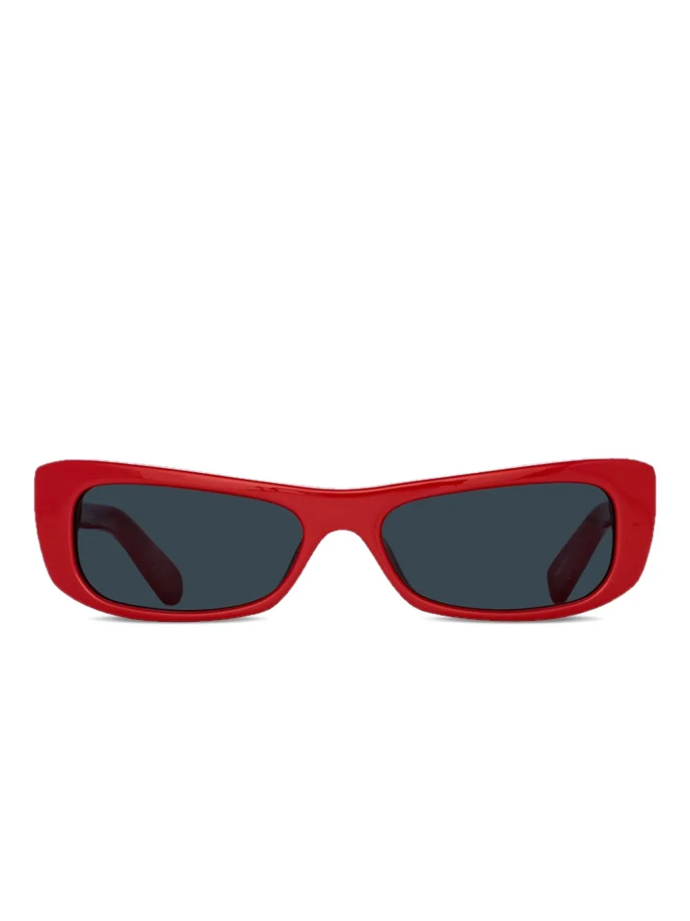 Jacquemus x Linda Farrow rectangle-frame sunglasses | Red | Image 1