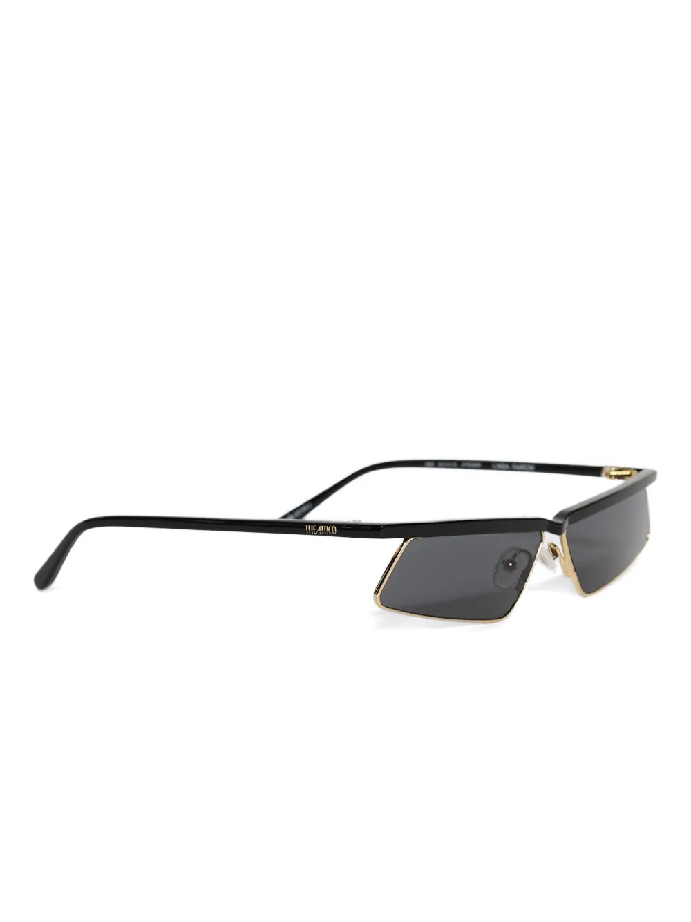 The Attico Aria geometric-frame sunglasses - Zwart