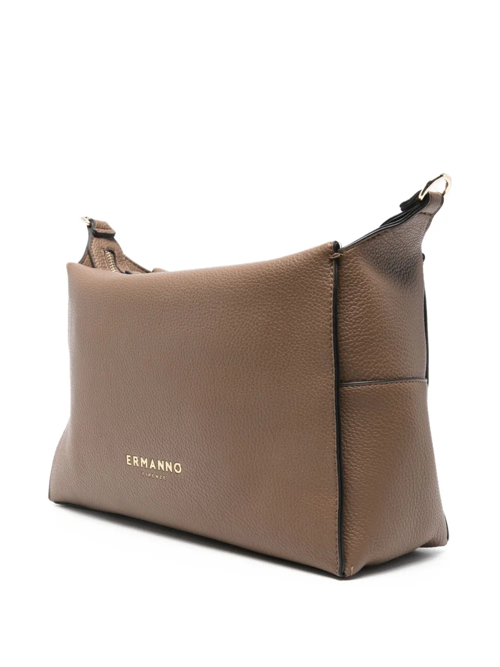 ERMANNO FIRENZE Shopper met logoband Bruin