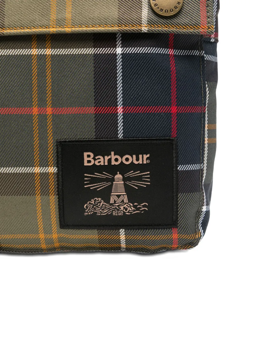 Barbour Tartan Messenger Bag In Multi
