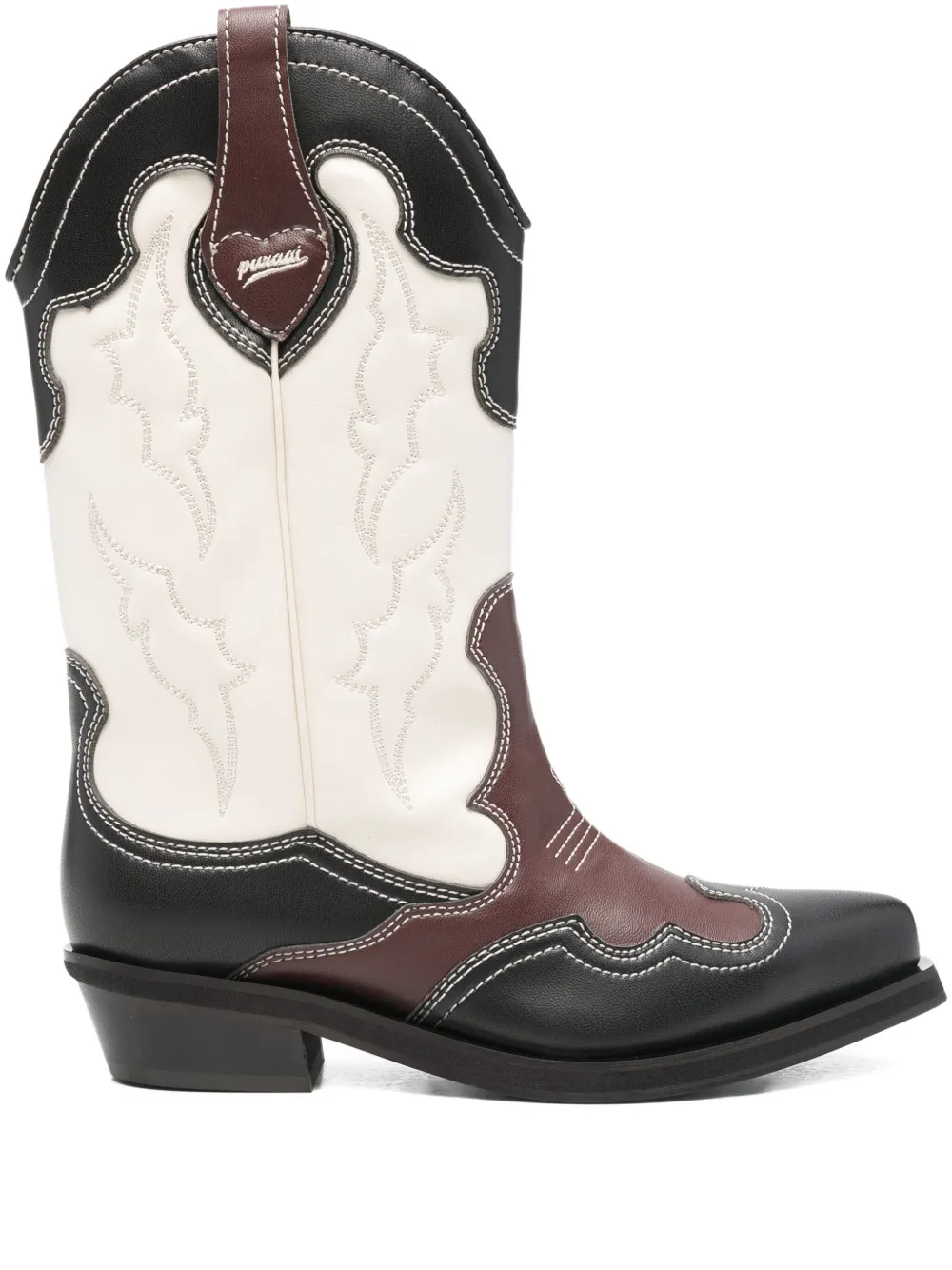 Puraai 40 mm Rodeo laarzen Wit