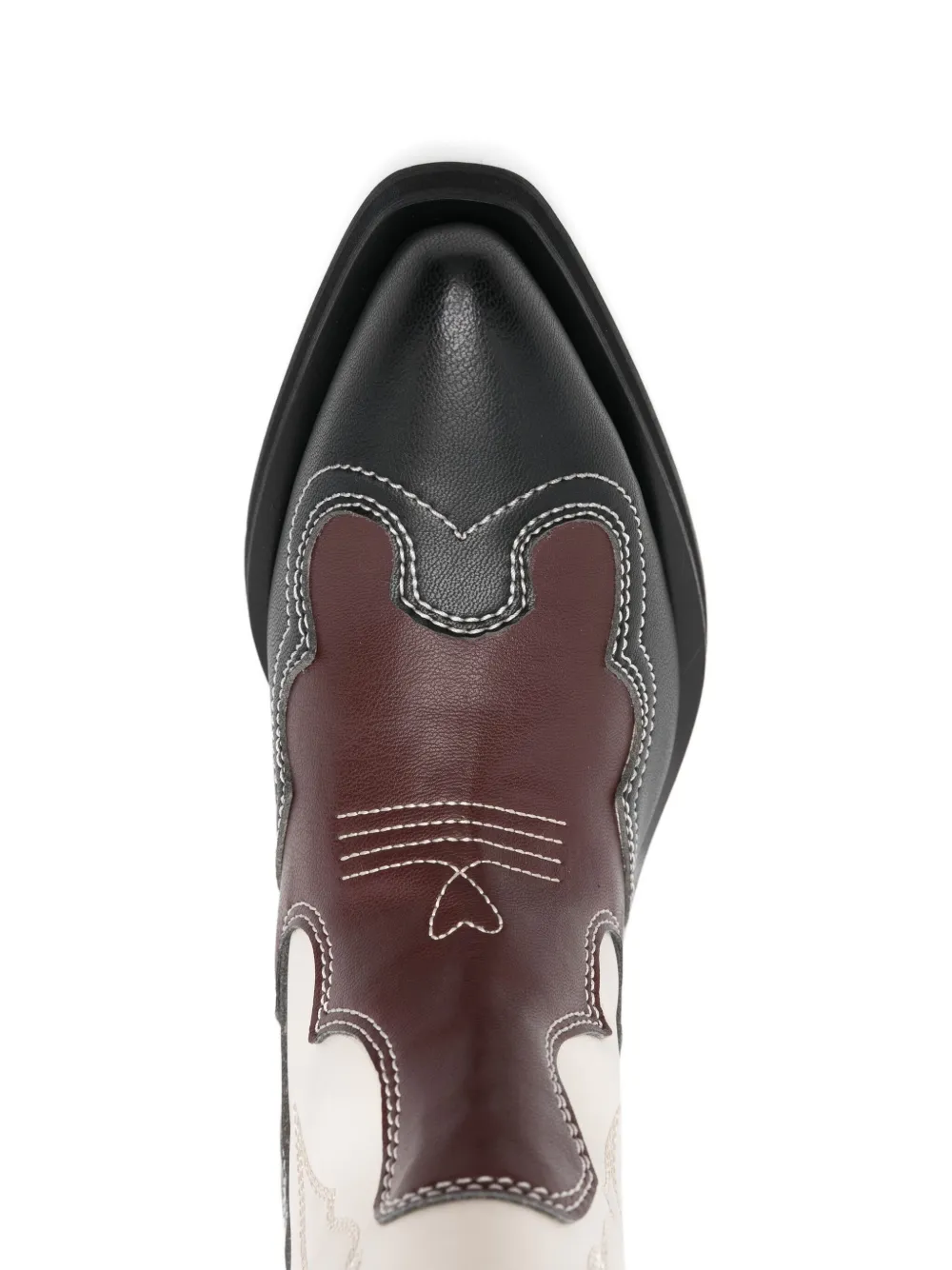 Puraai 40 mm Rodeo laarzen Wit