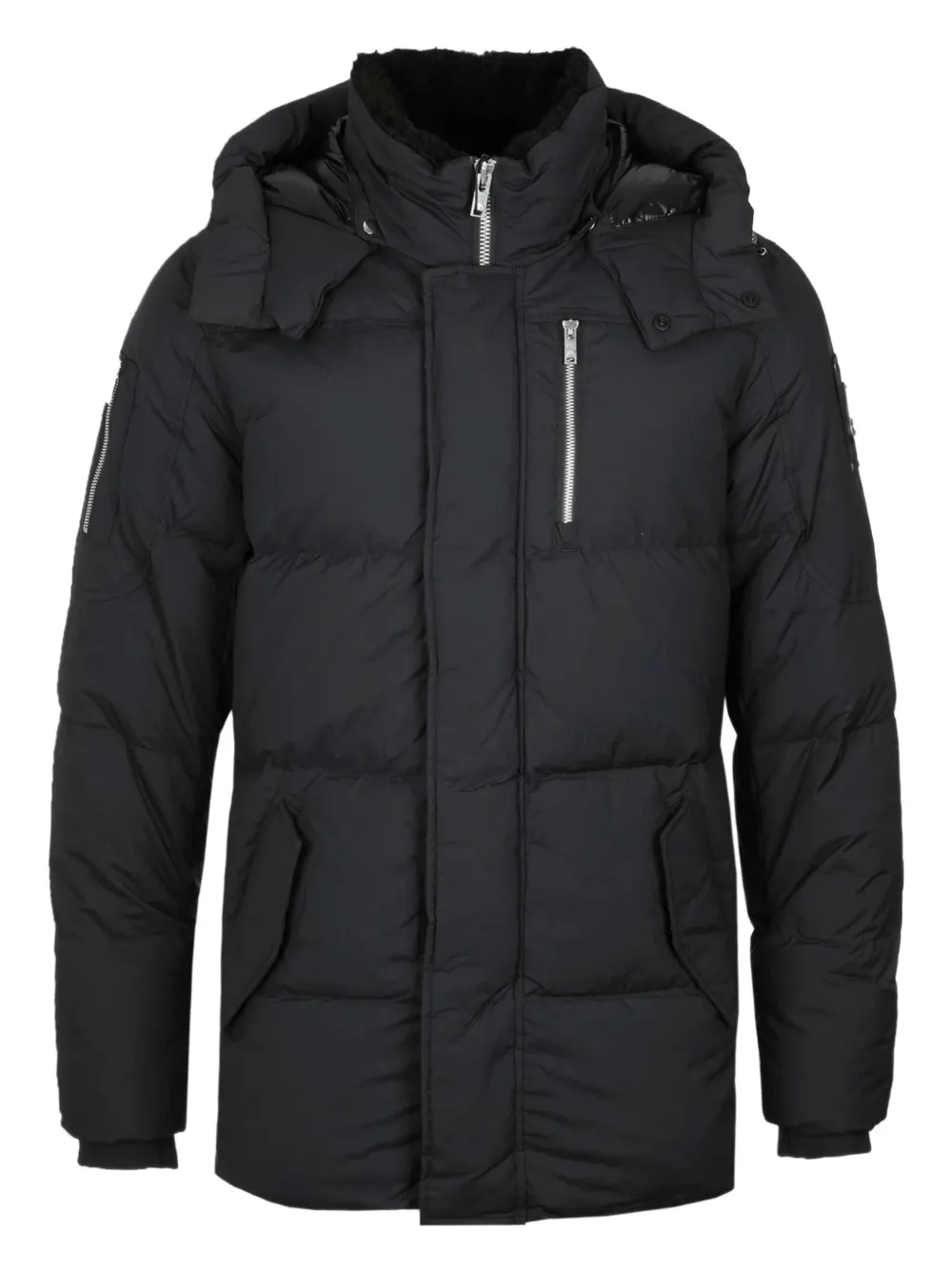 Moose Knuckles Mens Everest 3Q puffer jacket | Black | Image 1