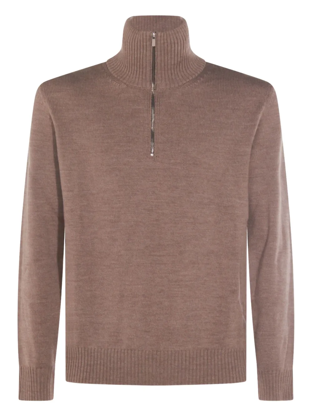 Altea Brown Wool Knitwear In Brown
