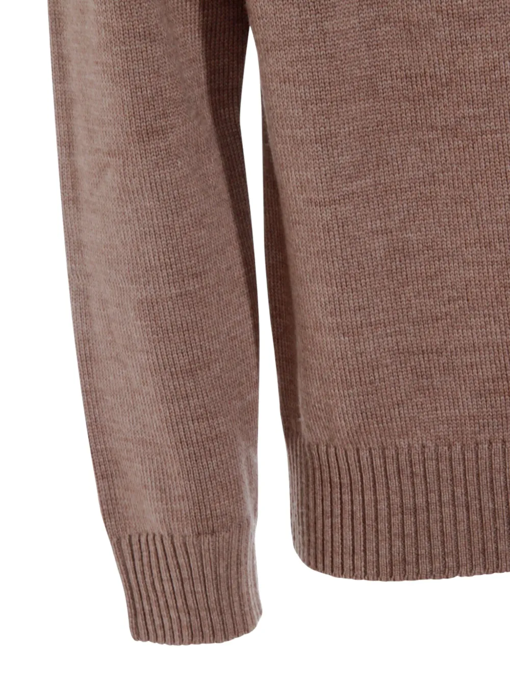 Altea Trui met hoge hals en rits Bruin