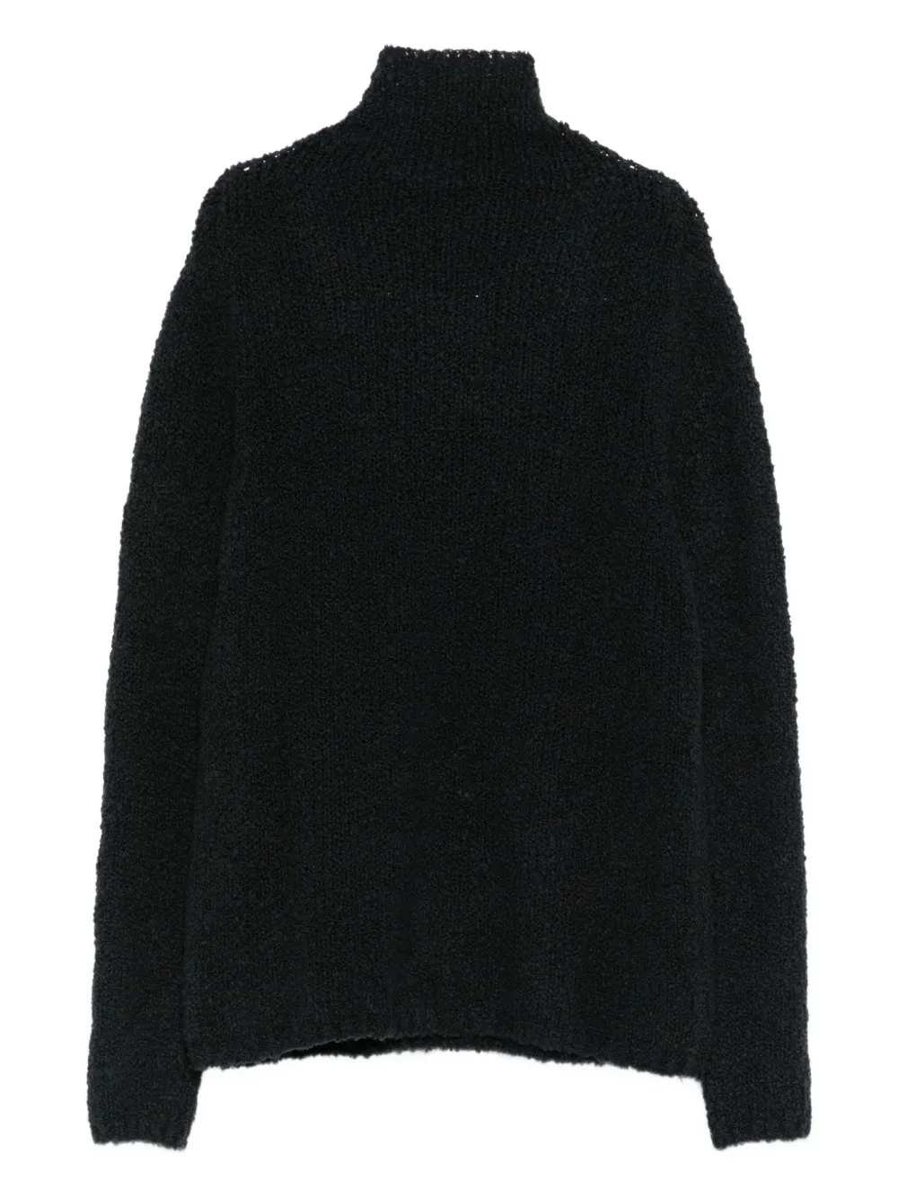 Bruno Manetti High-neck Sweater In Blue