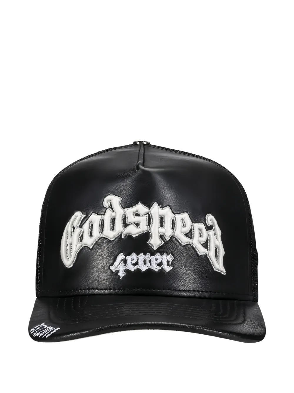 GODSPEED leather hat - Nero