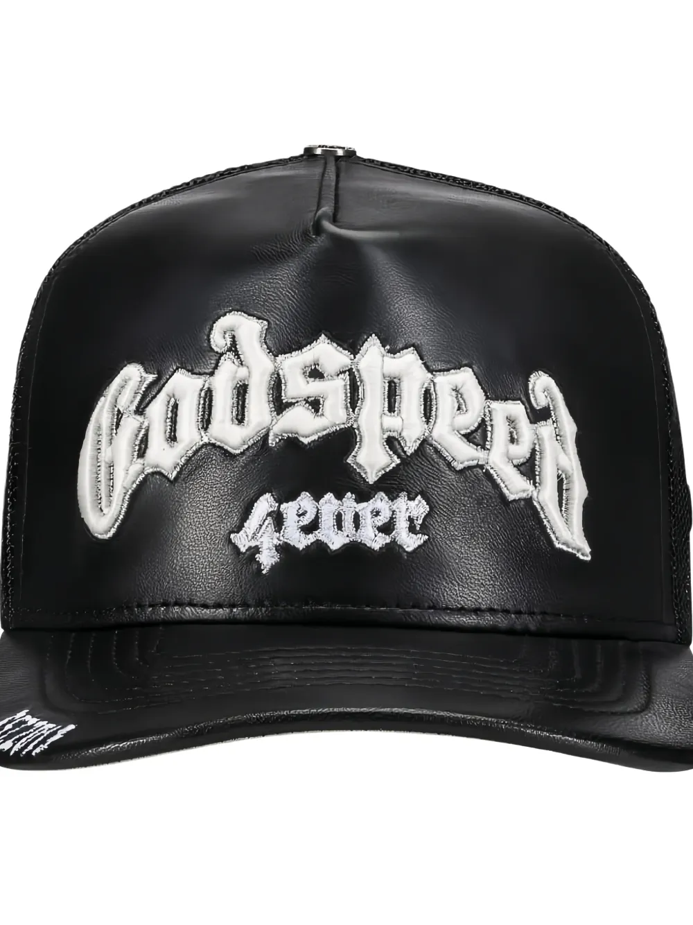 GODSPEED leather hat - Zwart