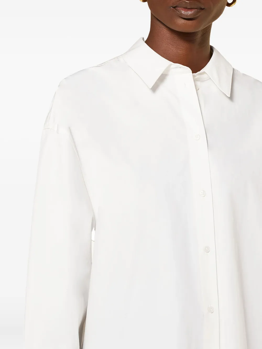 Loulou Katoenen blouse Wit