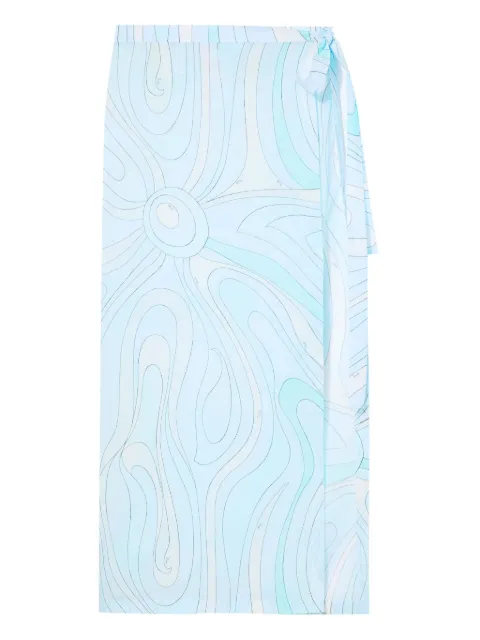 PUCCI pareo con estampado Marmo