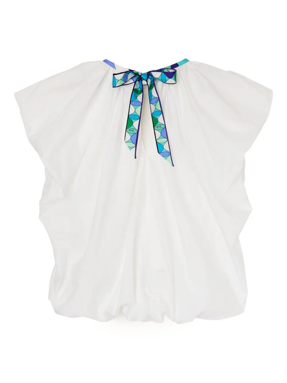 PUCCI printed-neckline voluminous top | Blouses | Image 2