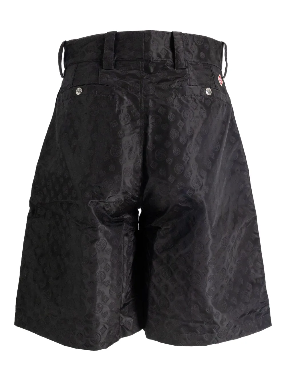 Casablanca zip shorts - Zwart