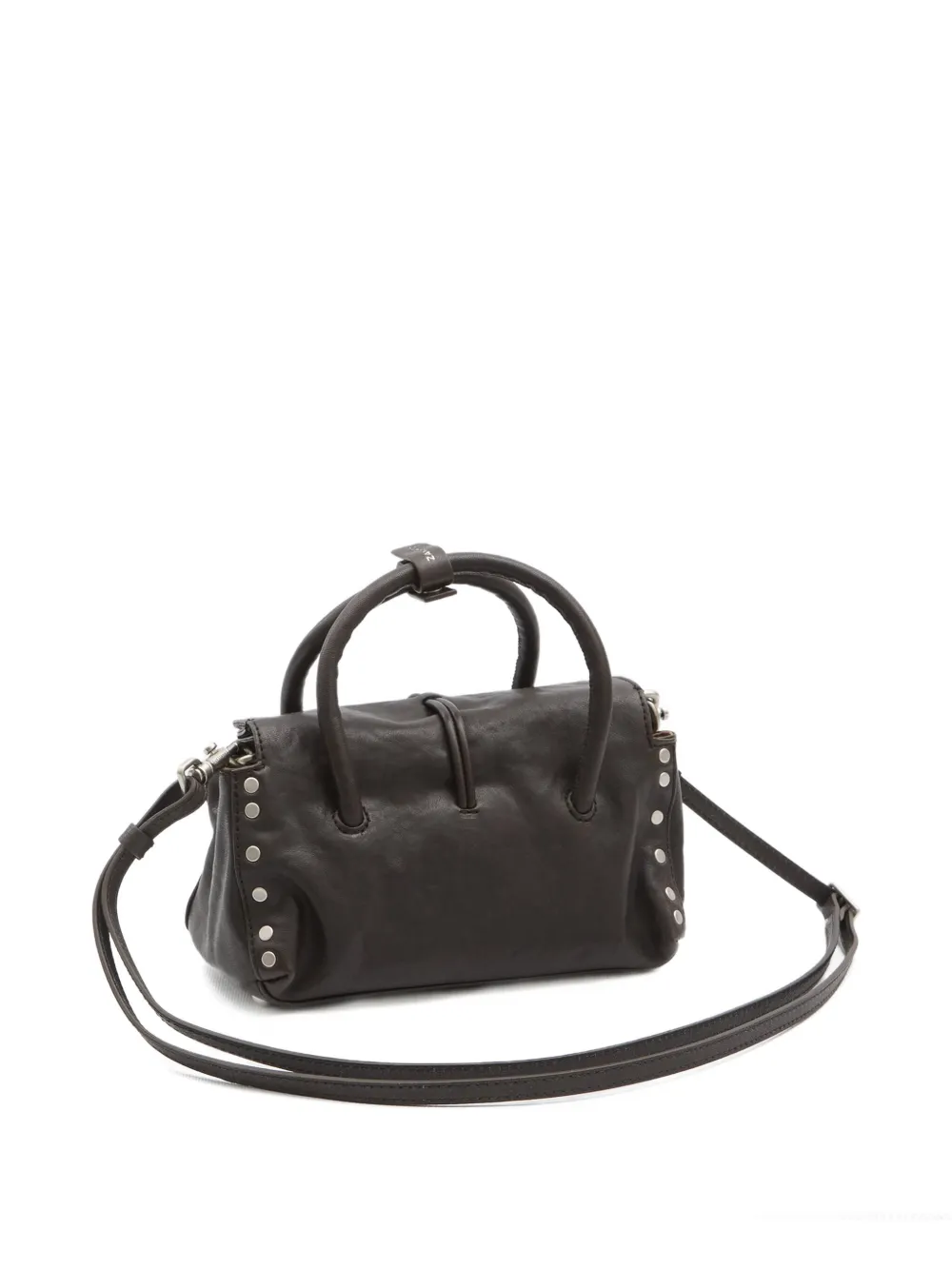 Zanellato baby Dotta pebbled turn-lock tote bag - Bruin