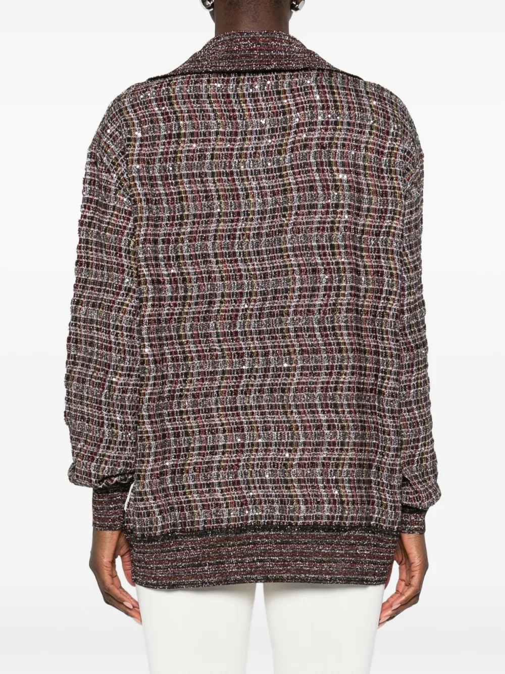 Missoni V-neck Sweater In Brown