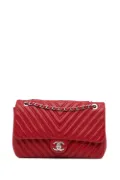 CHANEL Pre-Owned 2015-2016 Classic Jumbo Lambskin Double Flap shoulder bag - Red