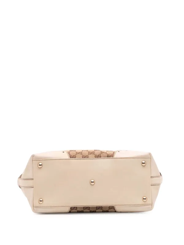 Gucci キャンバス ハンドバッグ 2000-2015 GG Gucci Pre-Owned 2000-2015 GGキャンバス パンチ ハンドバッグ