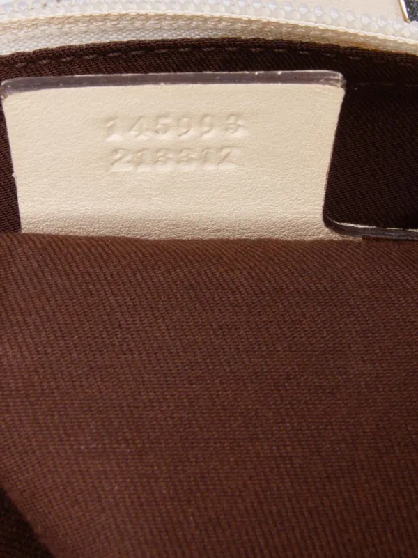 Gucci キャンバス ハンドバッグ 2000-2015 GG Gucci Pre-Owned 2000-2015 GGキャンバス パンチ ハンドバッグ