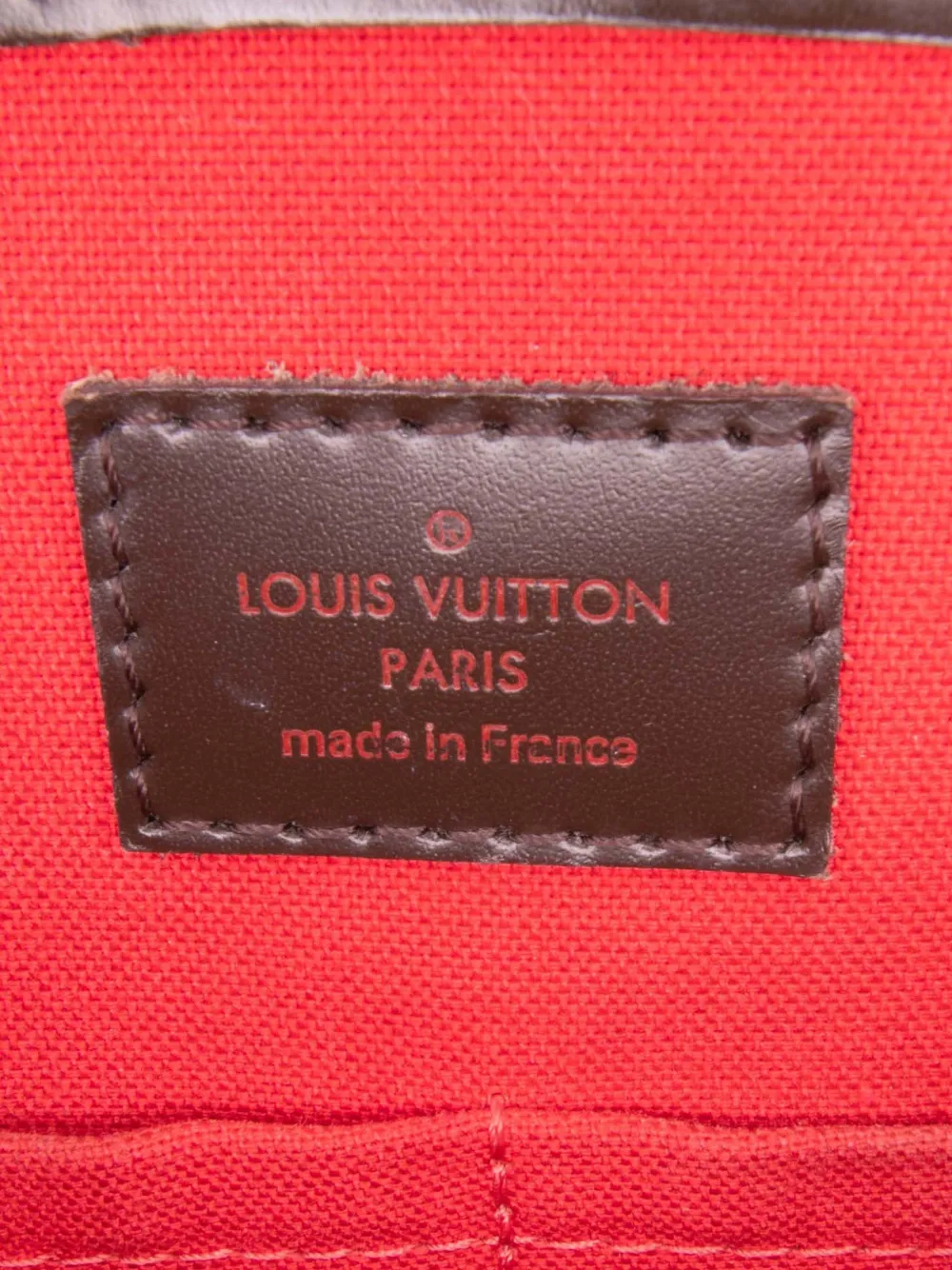 Pre-owned Louis Vuitton 2011 Damier Ebene Verona Mm Shoulder Bag In Brown