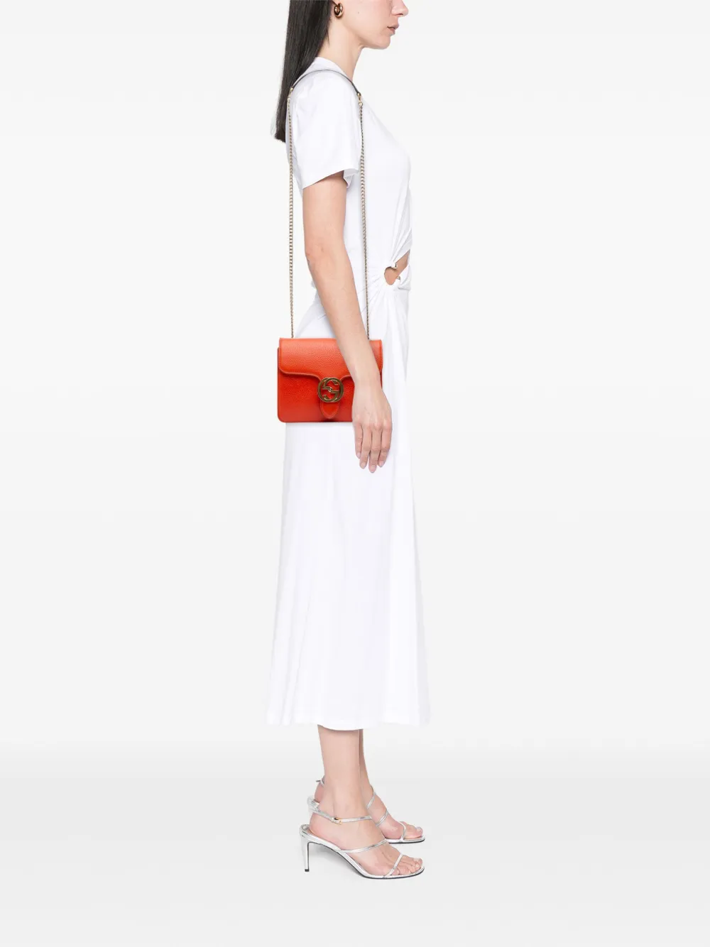 Gucci Pre-Owned 2016-2025 Small Dollar Calfskin Interlocking G crossbody bag | Pre-Owned | Image 2