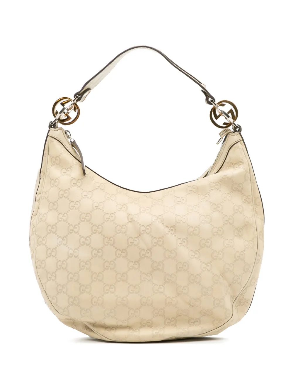 Gucci Pre-Owned 2016-2025 Medium Guccissima Twins hobo bag | Brown | Image 1