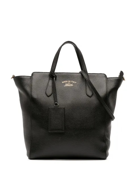 Gucci Pre-Owned 2016-2025 Leather Swing Convertible Tote satchel