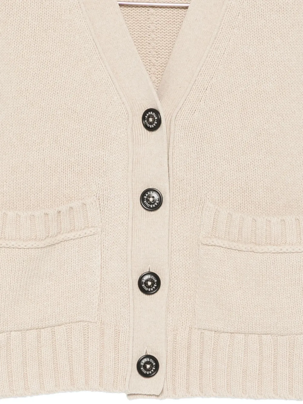 Barbour Faye Button-up Cardigan In Neutral