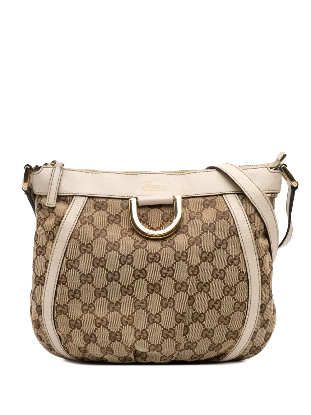 Gucci Pre-Owned 2016-2025 GG Canvas Abbey D Ring crossbody bag | Brown | Image 1