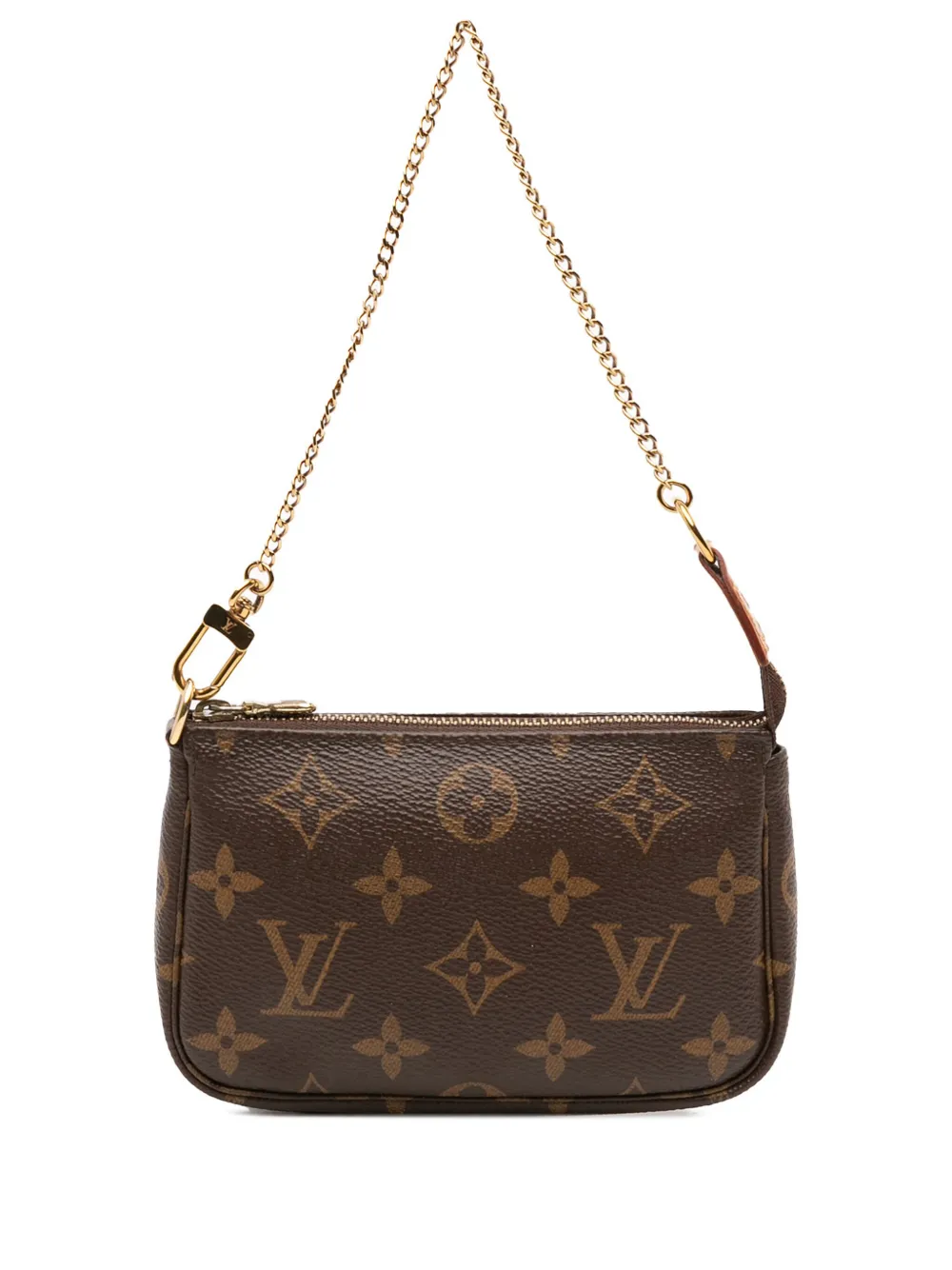 Louis Vuitton Pre-Owned 2019 モノグラム ミニ ポシェット アクセソワール ハンドバッグ - ブラウン Louis Vuitton Pre-Owned 2019 モノグラム ミニ ポシェット アクセソワール ハンドバッグ - ブラウン