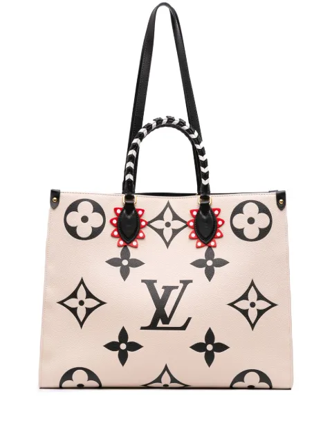 Louis Vuitton Pre-Owned 2019-2025 Monogram Empreinte Giant Crafty Onthego GM satchel