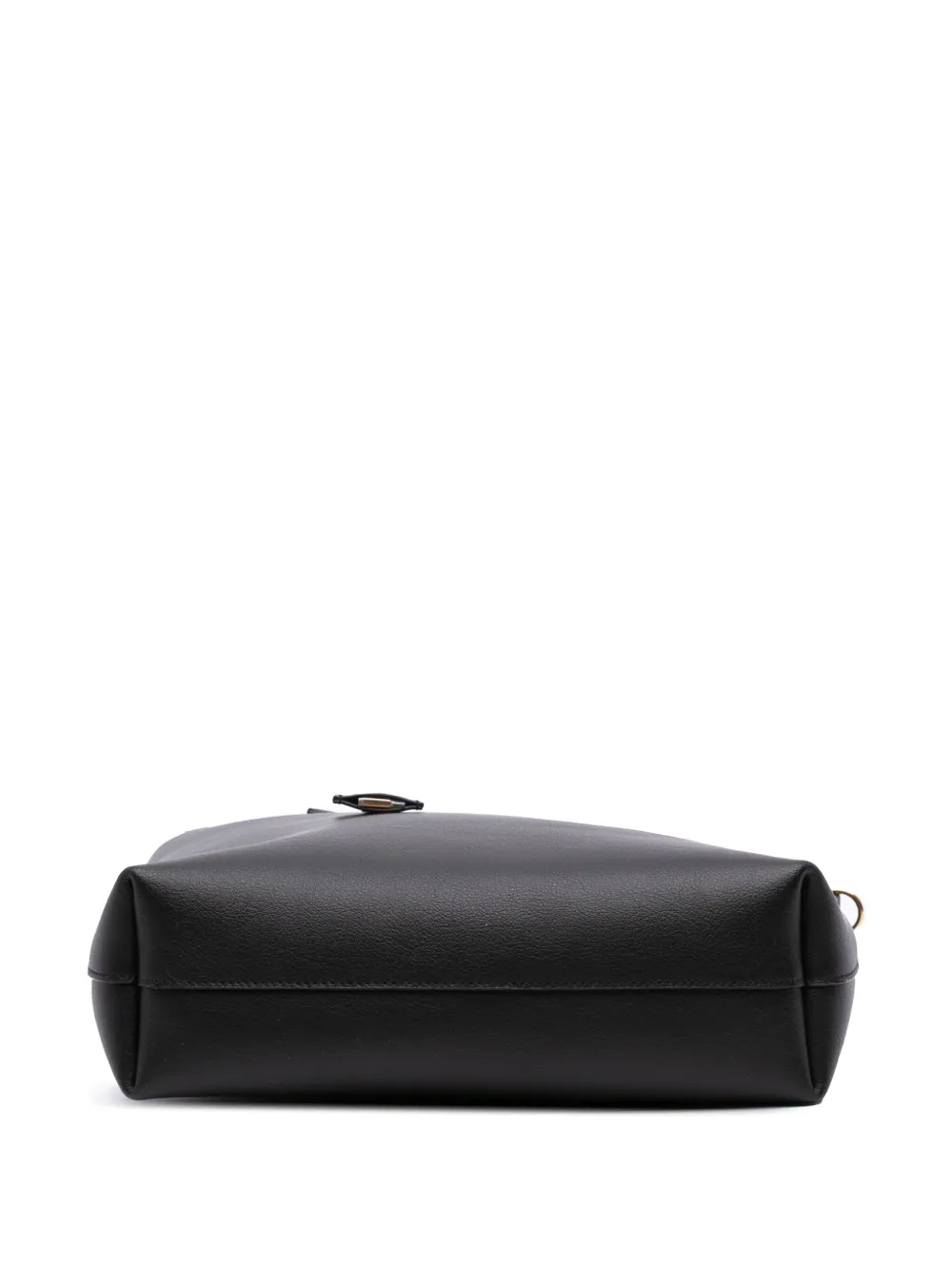 Pre-owned Saint Laurent 2023 Toy Leather North South Shopping Tote Satchel In Black