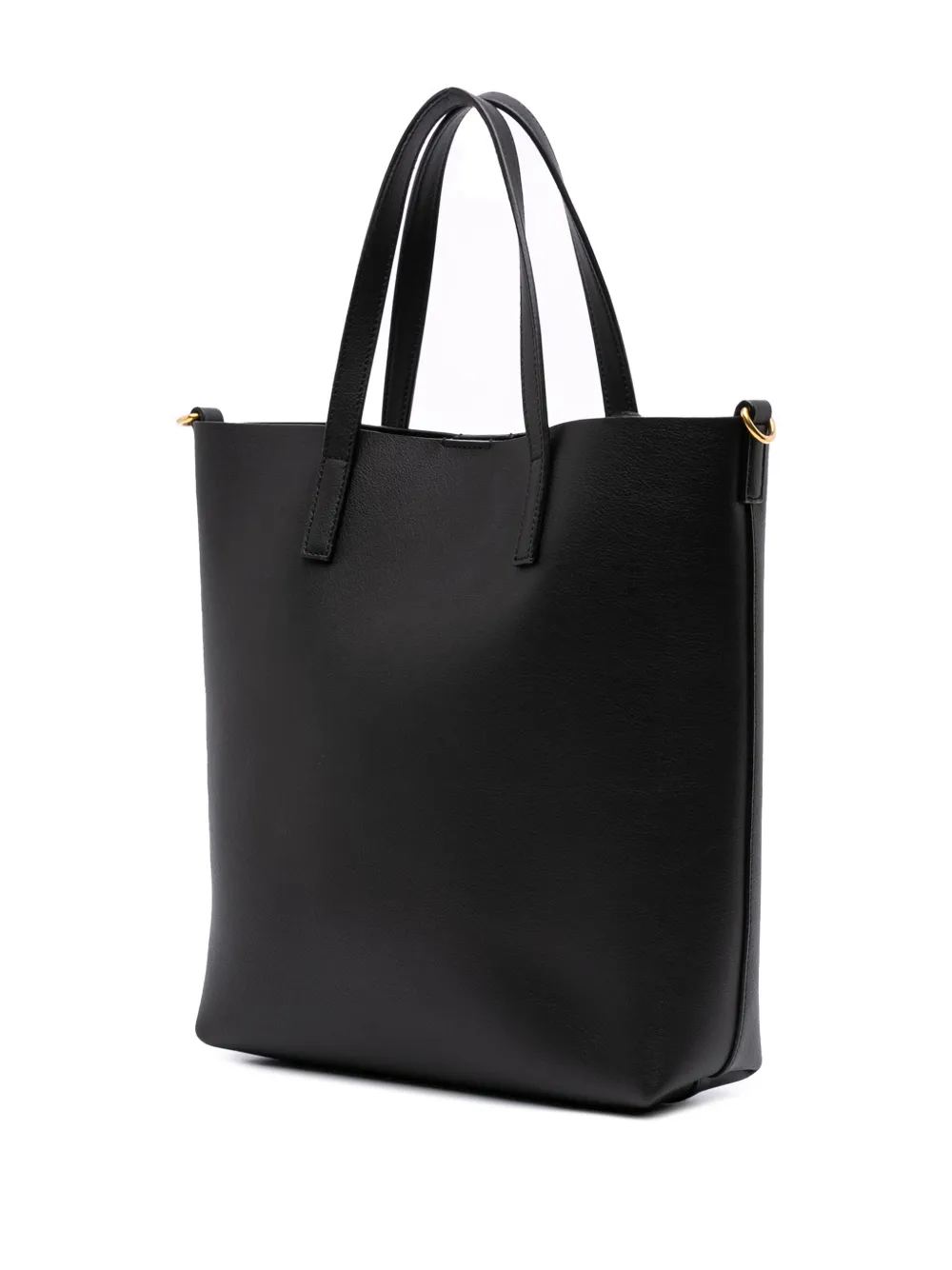 Pre-owned Saint Laurent 2023 Toy Leather North South Shopping Tote Satchel In Black