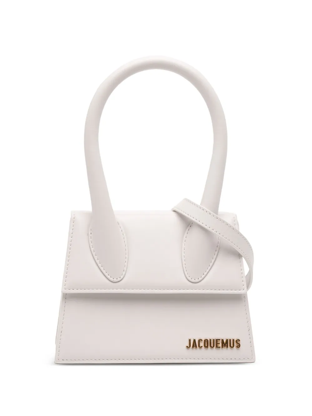 Jacquemus Pre-Owned 2018-2025 Leather Le Chiquito Moyen satchel | White | Image 1