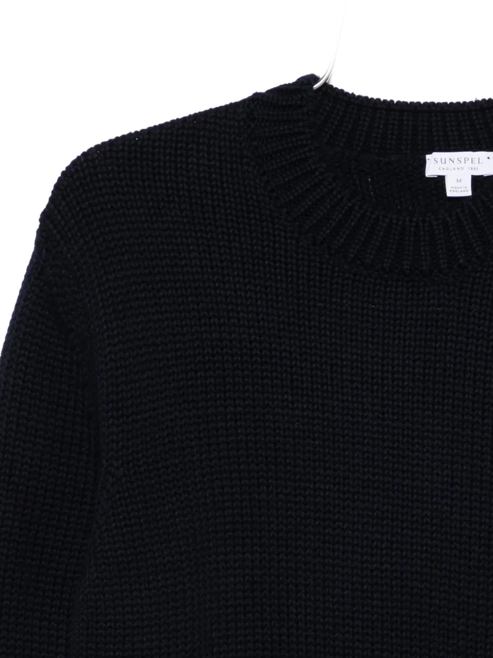 Sunspel Crew-neck Sweater In Black
