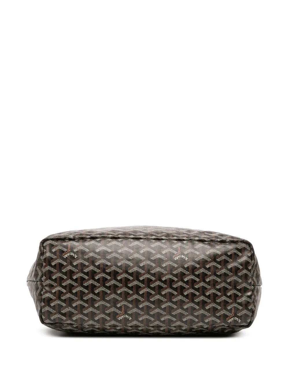Pre-owned Goyard 2016 Ine Saint Louis Pm Tote Bag In Black