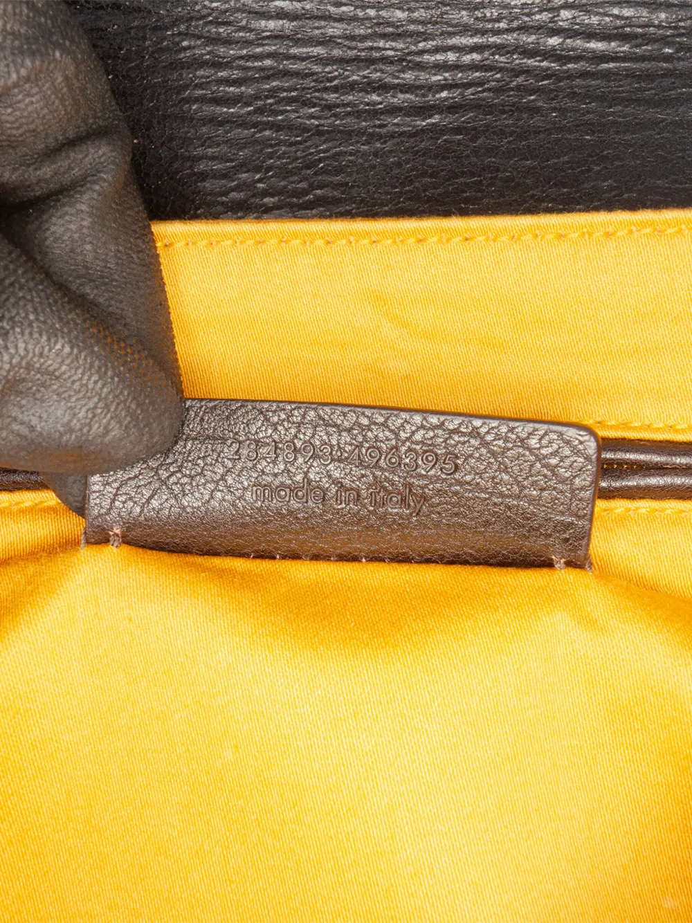Pre-owned Saint Laurent 2000-2012 Shearling Trimmed Leather Sac Dandy Crossbody Bag In Black