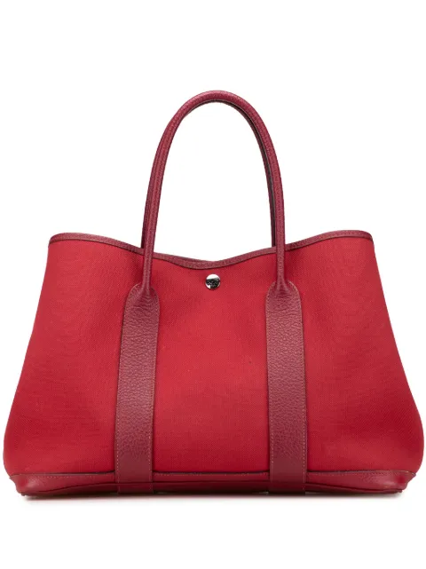 Hermès Pre-Owned 2017 Toile and Negonda Garden Party 36 tote bag