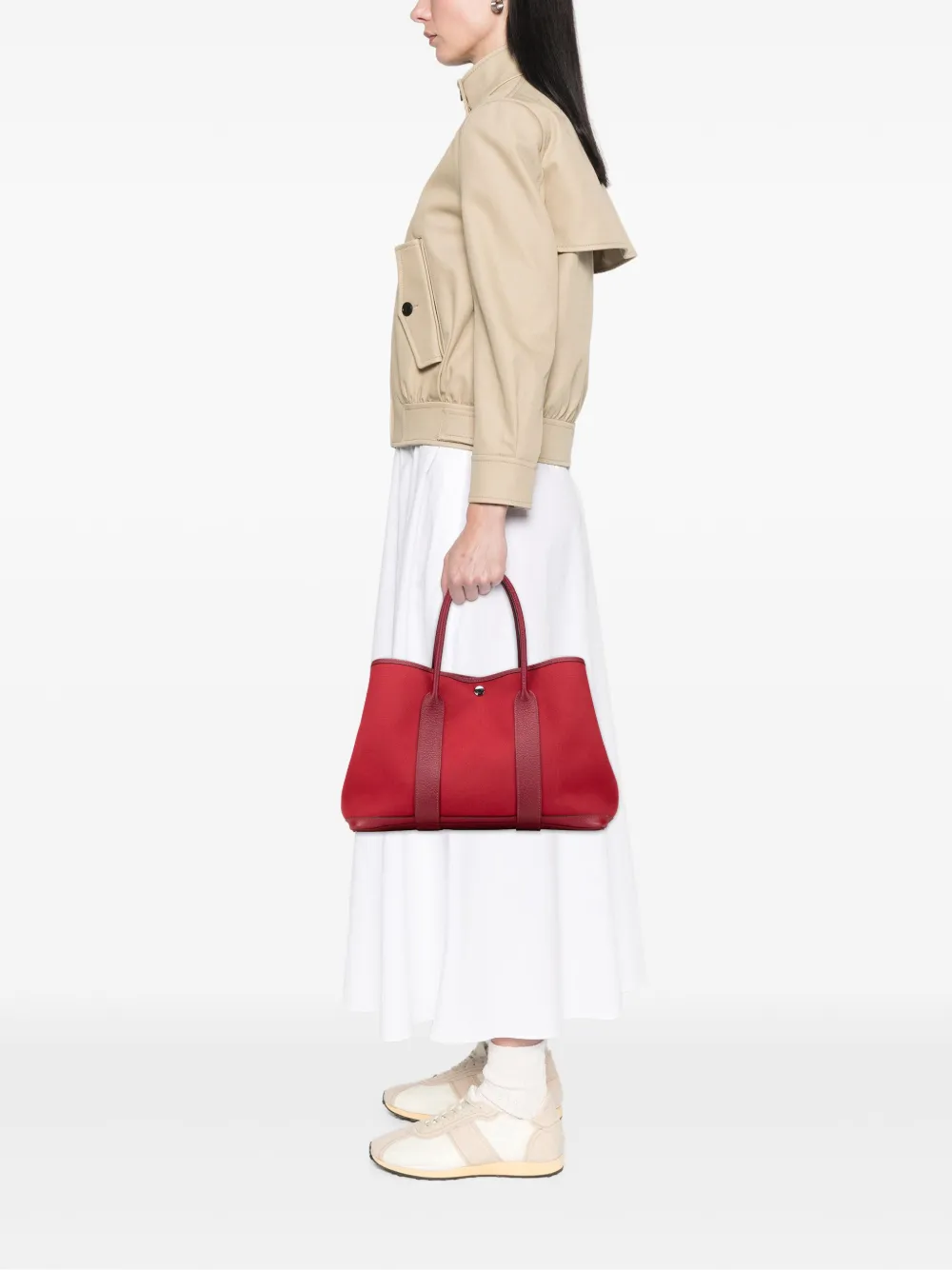 Hermès Pre-Owned 2017 Toile and Negonda Garden Party 36 tote bag | Pre-Owned | Image 2