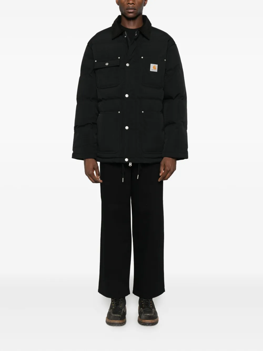 Carhartt WIP Broek met knoopsluiting - Zwart