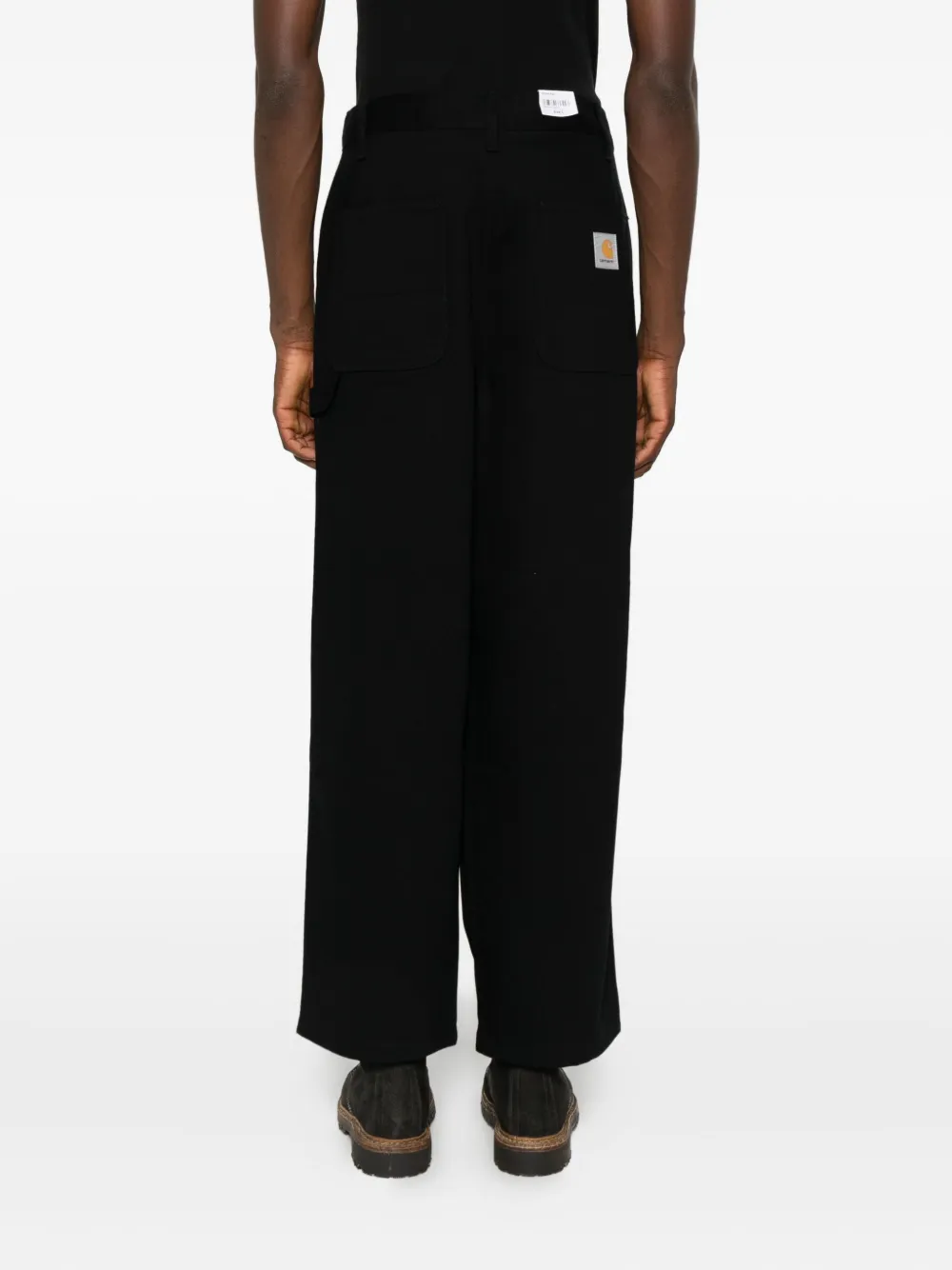 Carhartt Button-fastening Trousers In Black