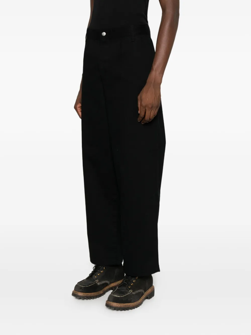 Carhartt WIP Broek met knoopsluiting Zwart