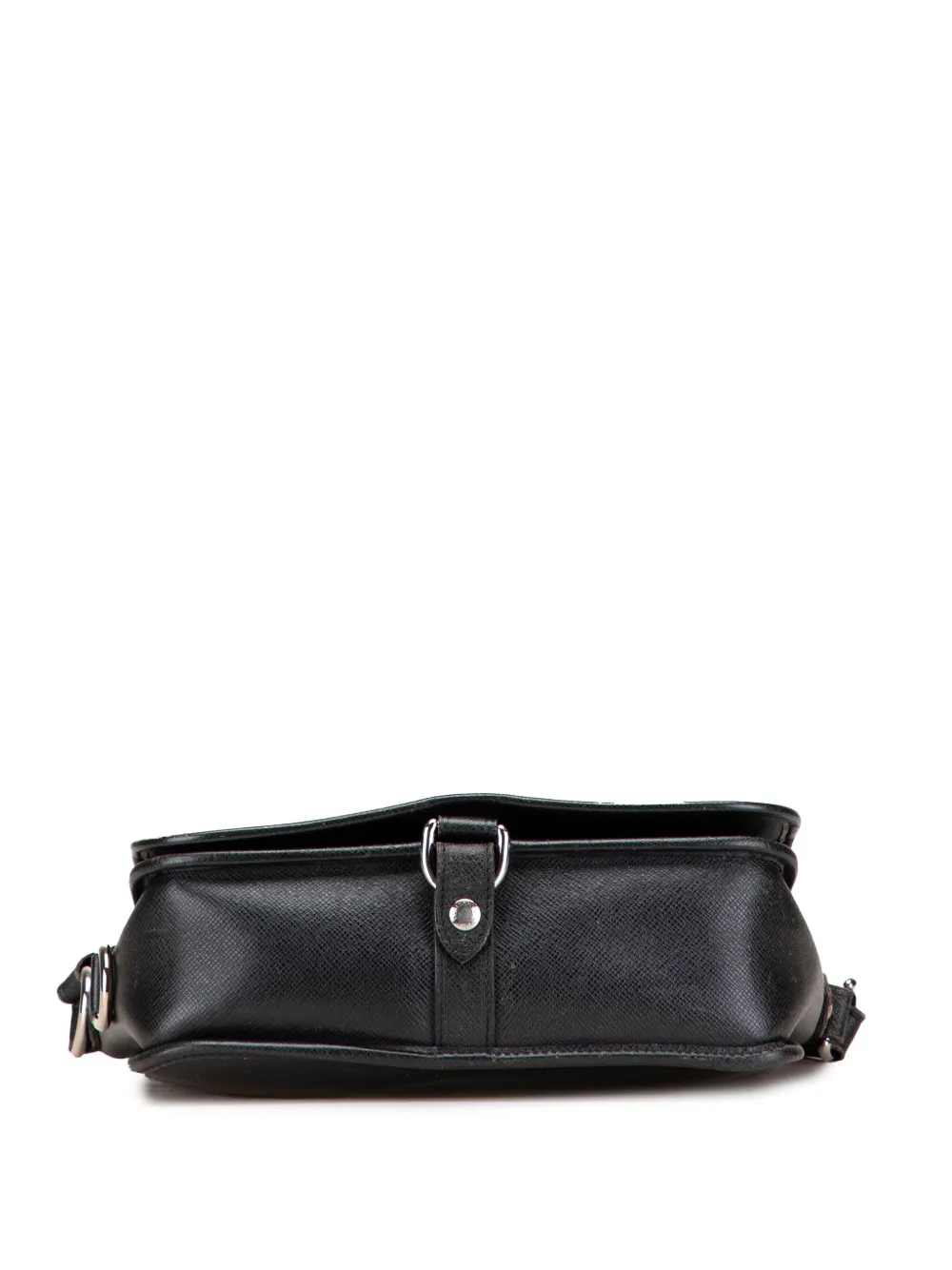 Pre-owned Louis Vuitton 2007 Taiga Andrei Crossbody Bag In Black