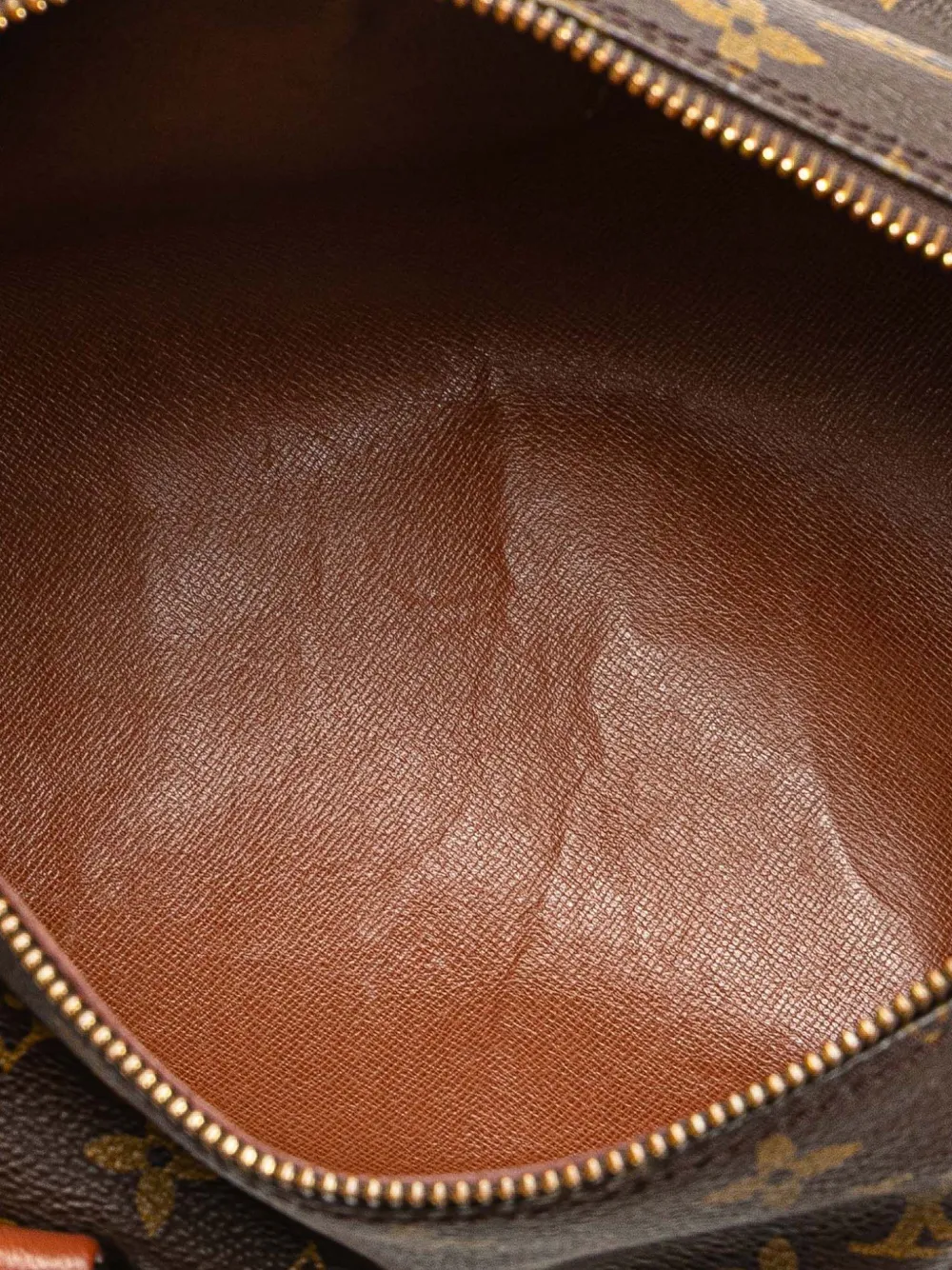 Pre-owned Louis Vuitton 1991 Monogram Papillon 30 Handbag In Brown