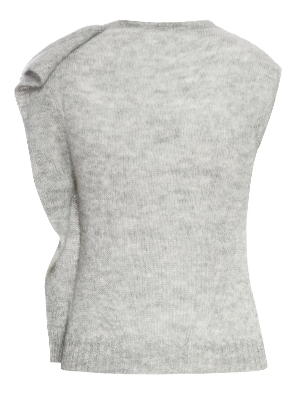 Ruffle-Detail Vest