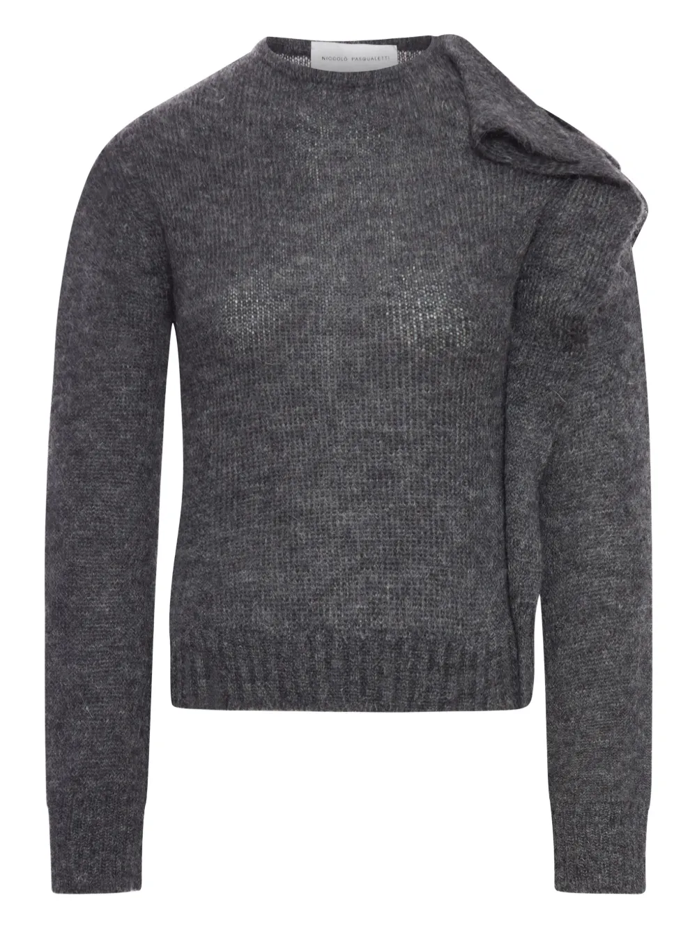 Niccolò Pasqualetti ruffle-detail jumpers | Grey | Image 1
