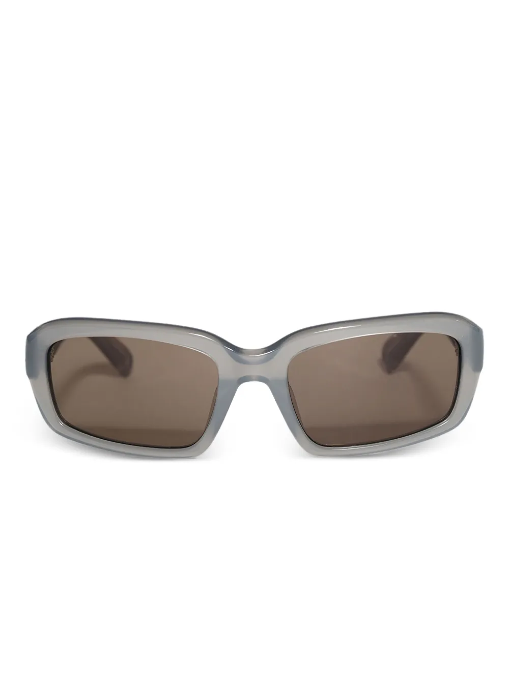 Jacquemus x Linda Farrow Marino rectangle-frame sunglasses | Grey | Image 1