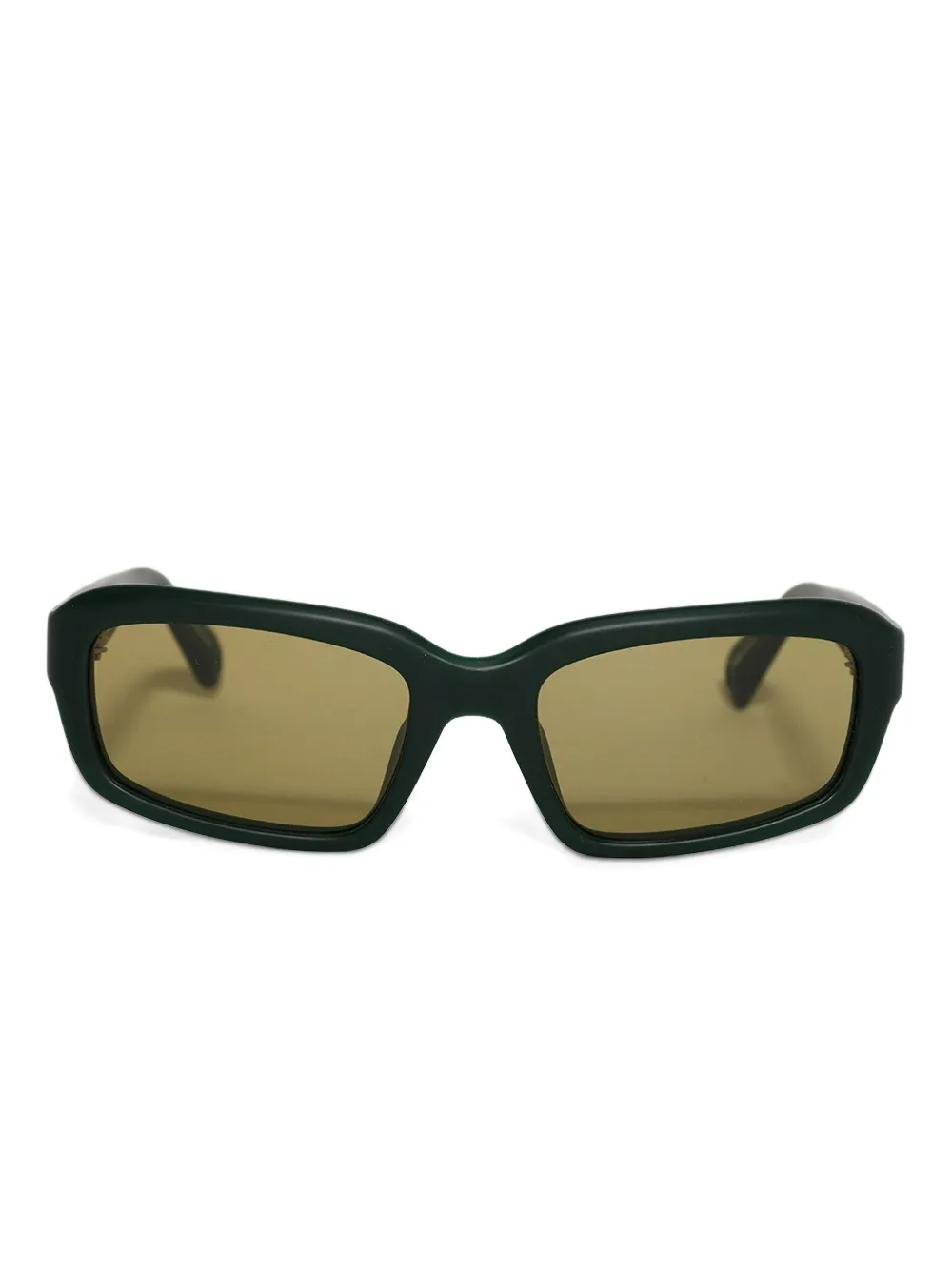 Jacquemus x Linda Farrow Marino rectangle-frame sunglasses | Black | Image 1