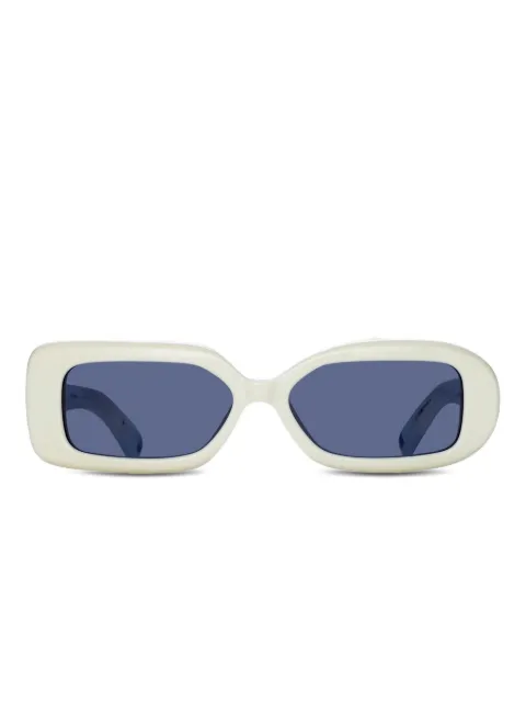 Jacquemus lentes de sol con armazón rectangular en colaboración con Linda Farrow 