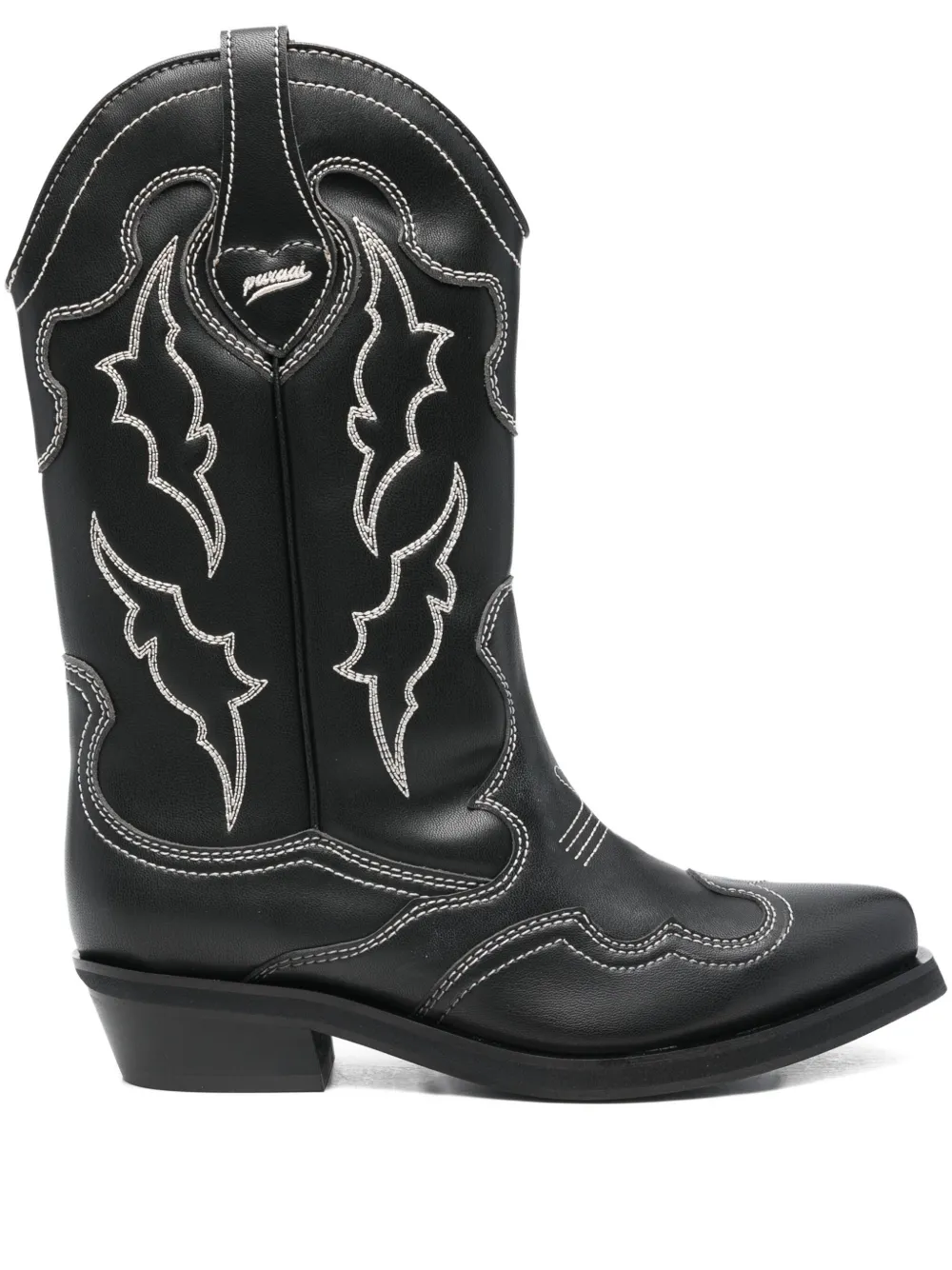 Puraai botas Rodeo con tacón de 40mm | negro | Image 1